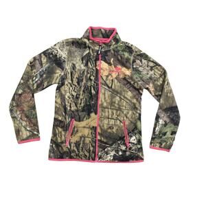 Mossy Oak Women's Multicolor Pullover Sweater, Size S Full Zip Pink Accent